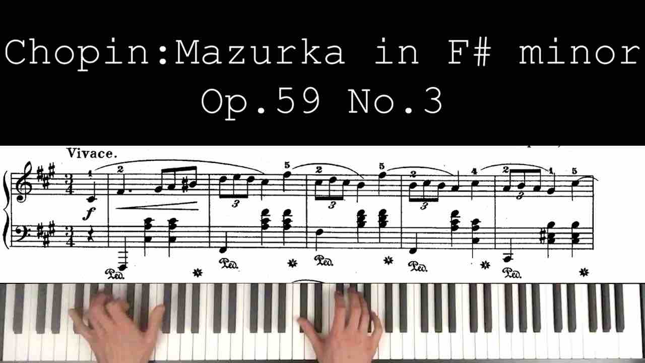 Chopin Mazurka Op. 59 No. 3 - The Independent Pianist